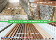 Cách Phân Biệt Tấm Ốp Tường Nhựa PVC Và Tấm Ốp Gỗ Nhựa Composite