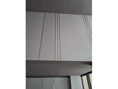 Than tre Vân Vải Xám _ Ốp tường thang máy 