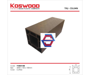 Trụ  KOSWOOD 100x100 -COFFEE